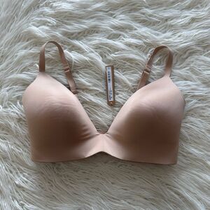 Skims Wireless Form T-shirt Bra Clay Size 36DDD